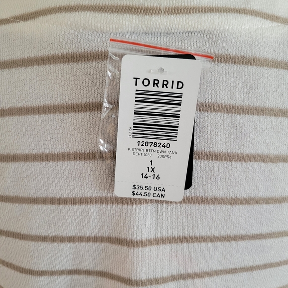 Torrid Knit Tank | NWT | Size 1 (XL) - Picture 4 of 8